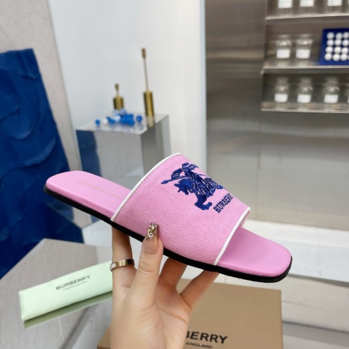 Replica Burberry Slippers For Women #1224575 $85.00 USD for Wholesale