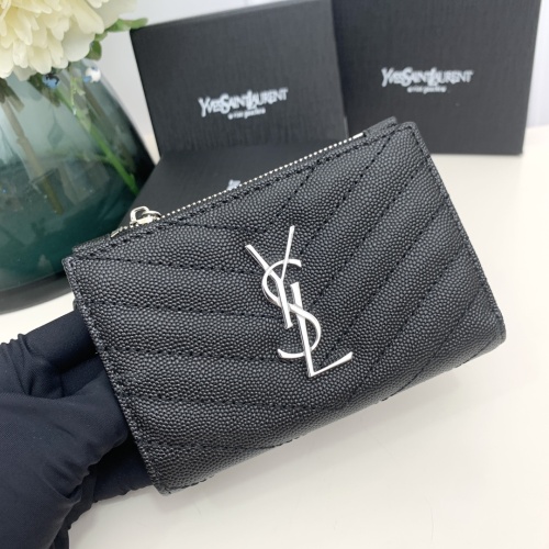 Replica Yves Saint Laurent YSL Wallets #1224760 $42.00 USD for Wholesale