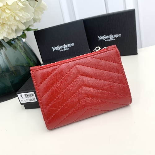 Replica Yves Saint Laurent YSL Wallets #1224761 $42.00 USD for Wholesale