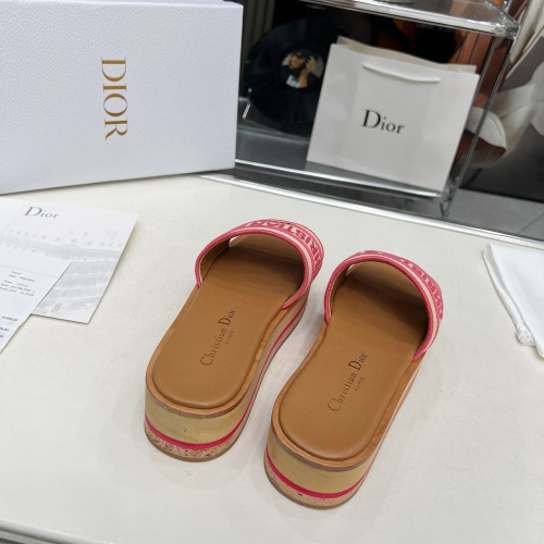 Replica Christian Dior Slippers For Women #1224871 $102.00 USD for Wholesale