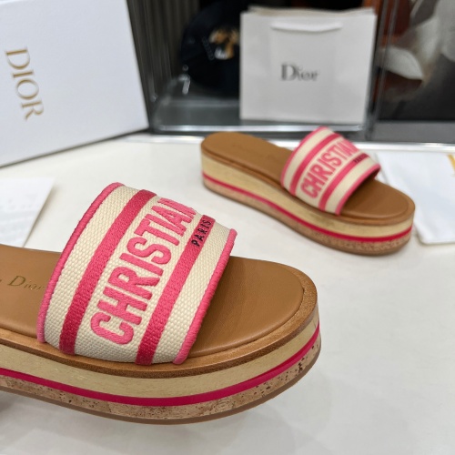 Replica Christian Dior Slippers For Women #1224871 $102.00 USD for Wholesale