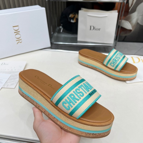 Replica Christian Dior Slippers For Women #1224872 $102.00 USD for Wholesale