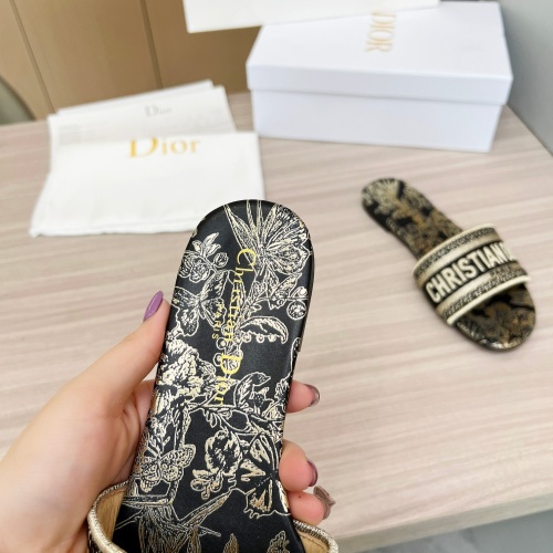 Replica Christian Dior Slippers For Women #1224879 $76.00 USD for Wholesale