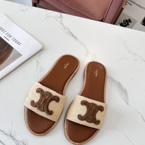 Replica Celine Slippers For Women #1225069 $68.00 USD for Wholesale