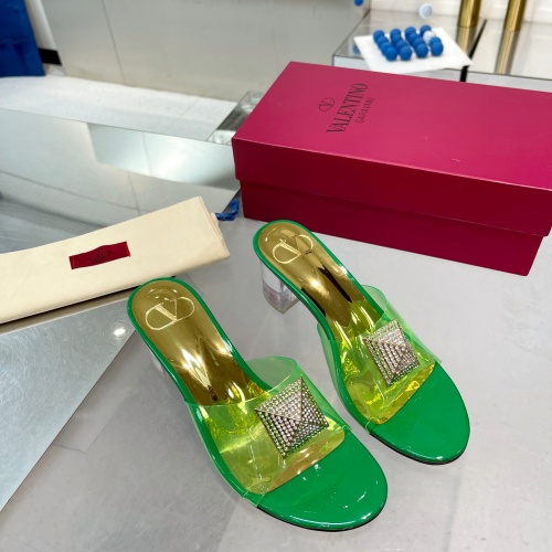 Replica Valentino Slippers For Women #1225217 $85.00 USD for Wholesale