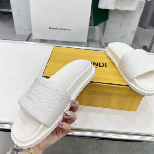 Replica Fendi Slippers For Women #1225270 $85.00 USD for Wholesale