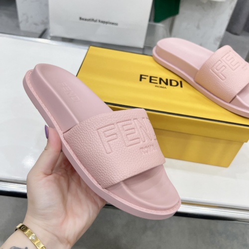 Replica Fendi Slippers For Women #1225272 $85.00 USD for Wholesale