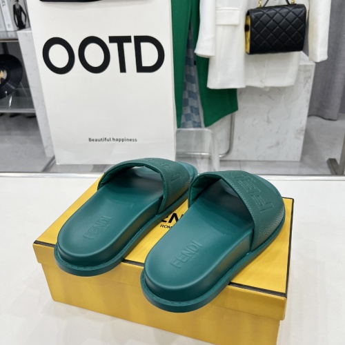 Replica Fendi Slippers For Men #1225277 $85.00 USD for Wholesale