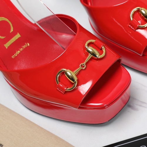 Replica Gucci Sandal For Women #1225552 $125.00 USD for Wholesale