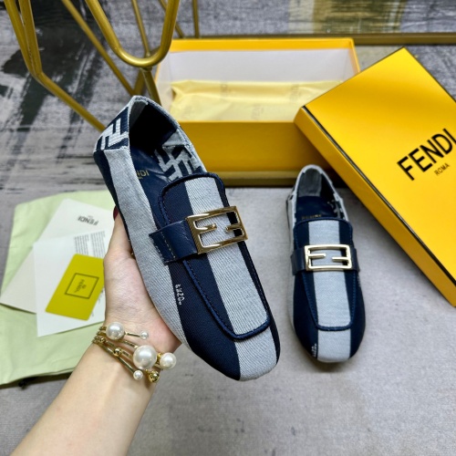 Replica Fendi Casual Shoes For Women #1225566 $82.00 USD for Wholesale