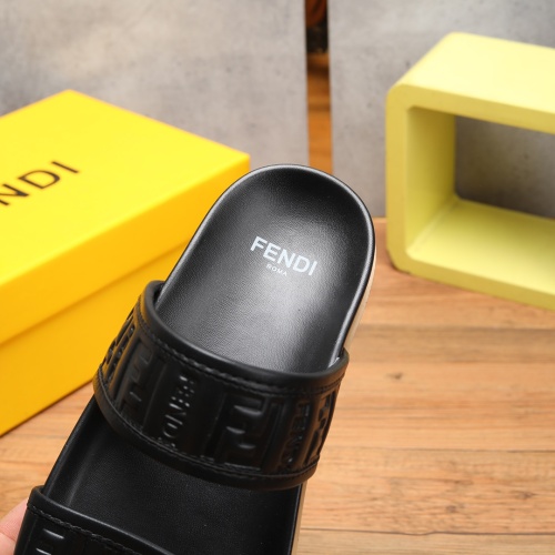 Replica Fendi Slippers For Men #1225626 $56.00 USD for Wholesale