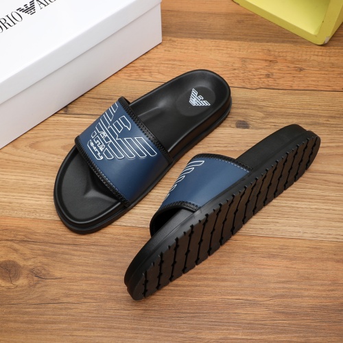 Replica Armani Slippers For Men #1225635 $56.00 USD for Wholesale