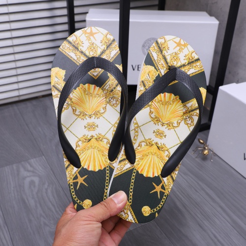 Replica Versace Slippers For Men #1226059 $42.00 USD for Wholesale