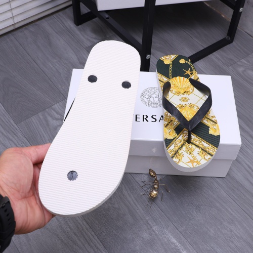 Replica Versace Slippers For Men #1226059 $42.00 USD for Wholesale