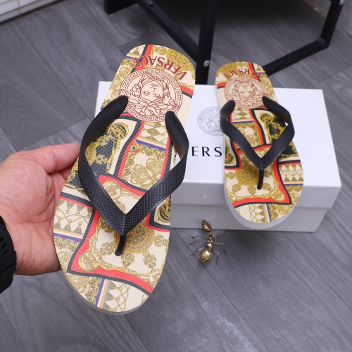 Replica Versace Slippers For Men #1226061 $42.00 USD for Wholesale