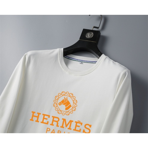 Replica Hermes Hoodies Long Sleeved For Men #1226476 $40.00 USD for Wholesale