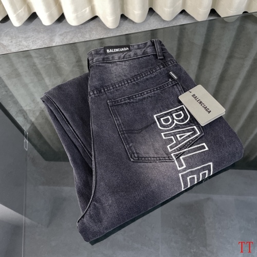 Replica Balenciaga Jeans For Men #1227380 $68.00 USD for Wholesale