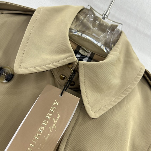 Replica Burberry Trench Coat Long Sleeved For Women #1228485 $172.00 USD for Wholesale