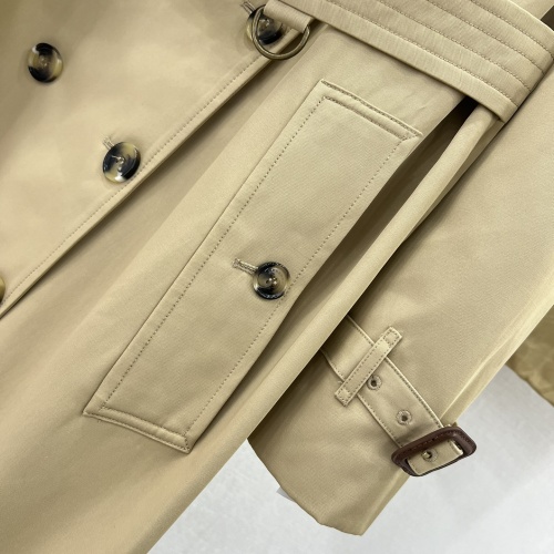 Replica Burberry Trench Coat Long Sleeved For Women #1228485 $172.00 USD for Wholesale