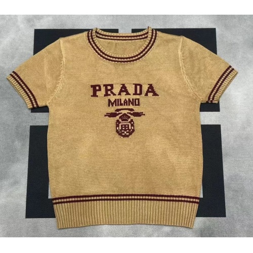 Cheap Prada Sweater Short Sleeved For Women #1228551, $$56.00 USD On Prada Sweater