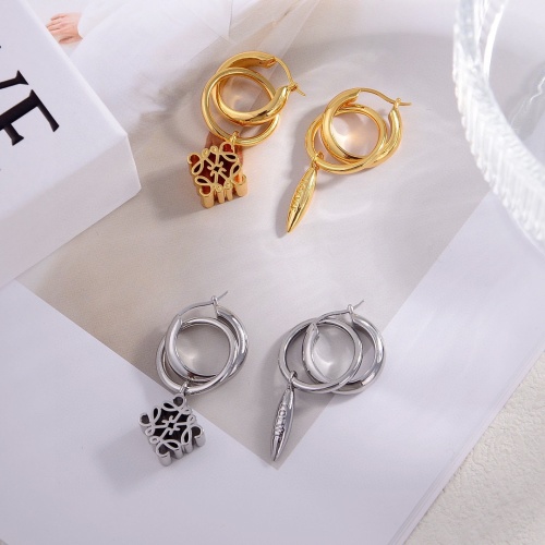 Replica LOEWE Earrings For Women #1228878 $32.00 USD for Wholesale