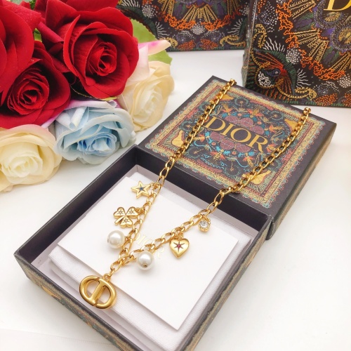 Replica Christian Dior Necklaces For Women #1229524 $32.00 USD for Wholesale