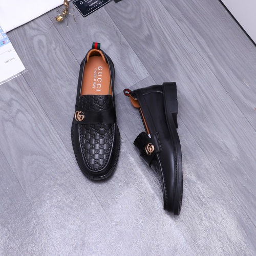 Replica Gucci Oxfords Shoes For Men #1230484 $88.00 USD for Wholesale