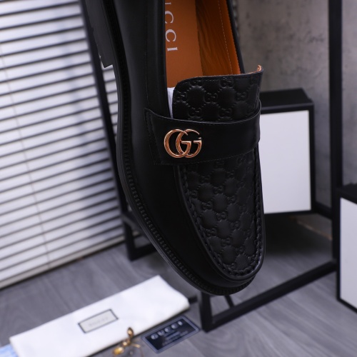 Replica Gucci Oxfords Shoes For Men #1230484 $88.00 USD for Wholesale