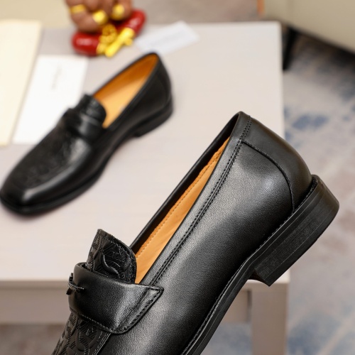 Replica Salvatore Ferragamo Leather Shoes For Men #1230746 $85.00 USD for Wholesale