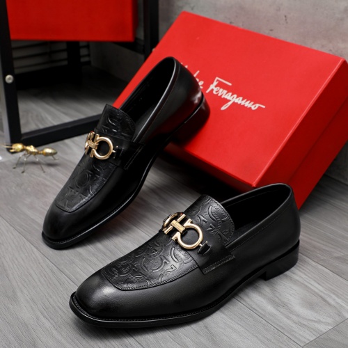 Cheap Salvatore Ferragamo Leather Shoes For Men #1230851, $$82.00 USD On Salvatore Ferragamo Leather Shoes