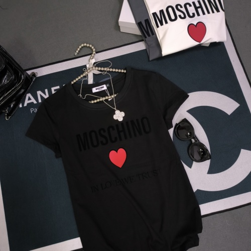 Replica Moschino T-Shirts Short Sleeved For Women #1231019 $32.00 USD for Wholesale