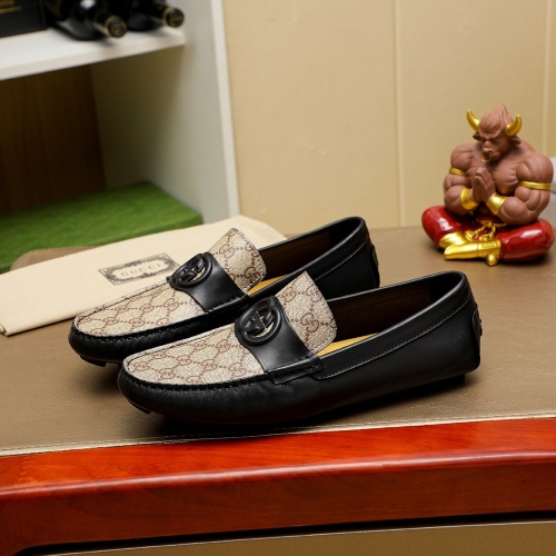 Replica Gucci Oxfords Shoes For Men #1231069 $72.00 USD for Wholesale