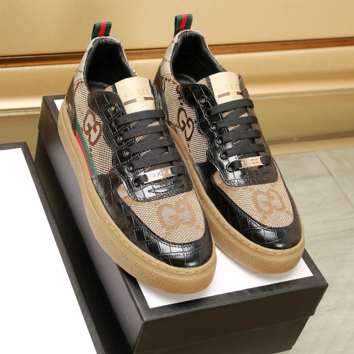 Replica Gucci Casual Shoes For Men #1231203 $88.00 USD for Wholesale