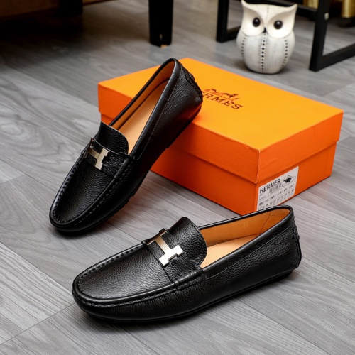 Cheap Hermes Leather Shoes For Men #1231665, $$68.00 USD On Hermes Leather Shoes