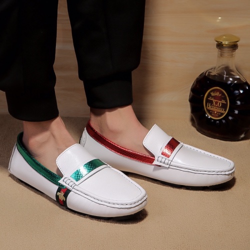 Replica Gucci Oxfords Shoes For Men #1231678 $72.00 USD for Wholesale