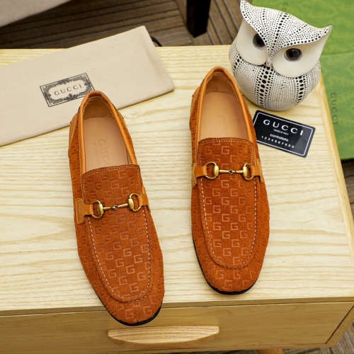 Replica Gucci Oxfords Shoes For Men #1231681 $80.00 USD for Wholesale