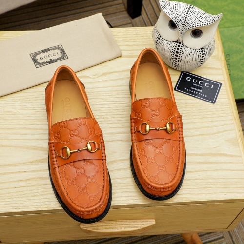 Replica Gucci Oxfords Shoes For Men #1231684 $82.00 USD for Wholesale