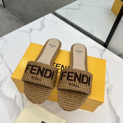 Cheap Fendi Slippers For Women #1231807, $$82.00 USD On Fendi Slippers