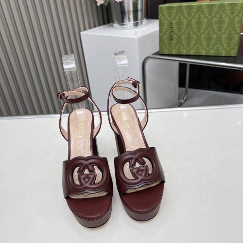 Replica Gucci Sandal For Women #1231914 $118.00 USD for Wholesale