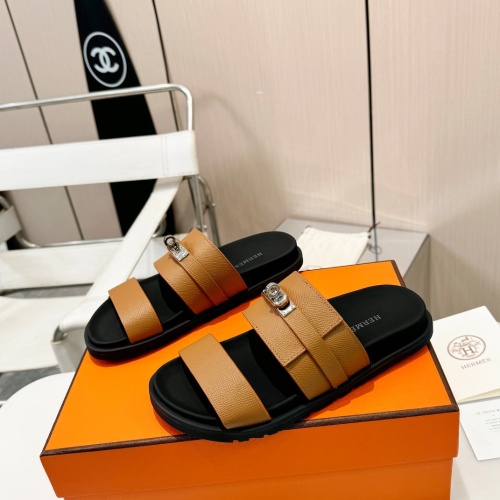 Cheap Hermes Slippers For Women #1232098, $$98.00 USD On Hermes Slippers