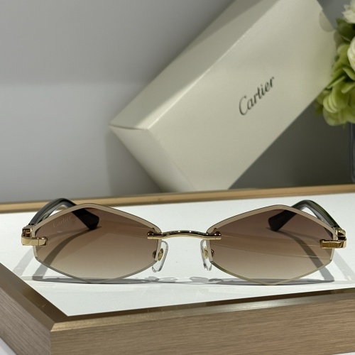 Replica Cartier AAA Quality Sunglassess #1232136 $60.00 USD for Wholesale