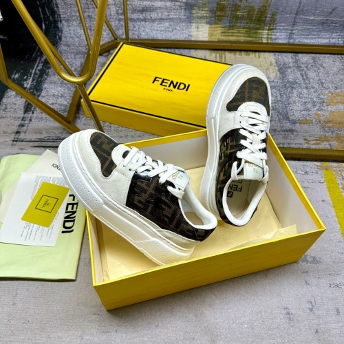 Replica Fendi Casual Shoes For Women #1232143 $102.00 USD for Wholesale