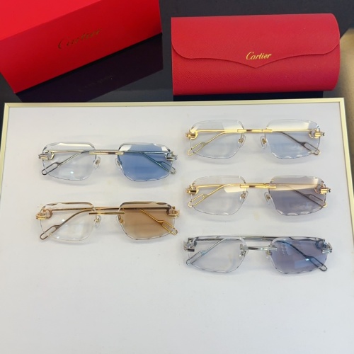 Replica Cartier AAA Quality Sunglassess #1232172 $68.00 USD for Wholesale