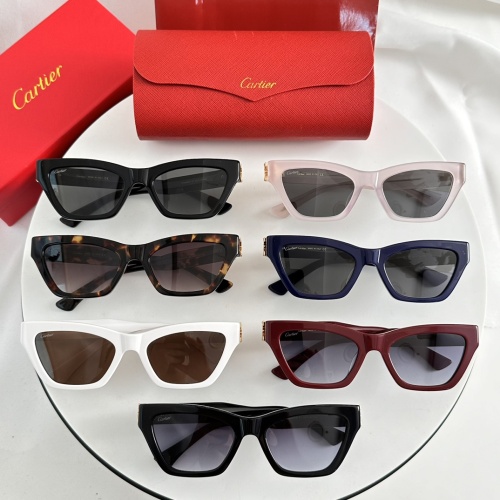 Replica Cartier AAA Quality Sunglassess #1232183 $52.00 USD for Wholesale