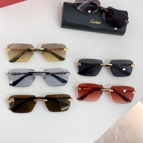 Replica Cartier AAA Quality Sunglassess #1232231 $60.00 USD for Wholesale