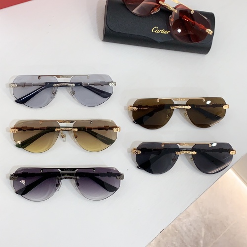 Replica Cartier AAA Quality Sunglassess #1232234 $60.00 USD for Wholesale