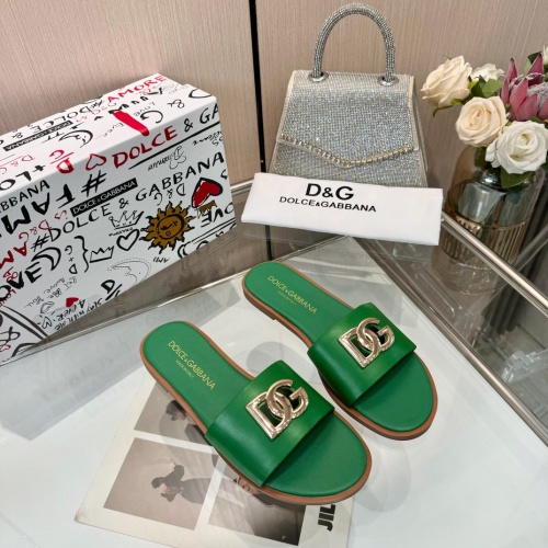 Cheap Dolce &amp; Gabbana D&amp;G Slippers For Women #1232337, $$82.00 USD On Dolce &amp; Gabbana D&amp;G Slippers