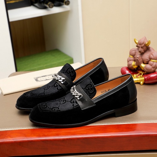 Replica Gucci Oxfords Shoes For Men #1232460 $85.00 USD for Wholesale