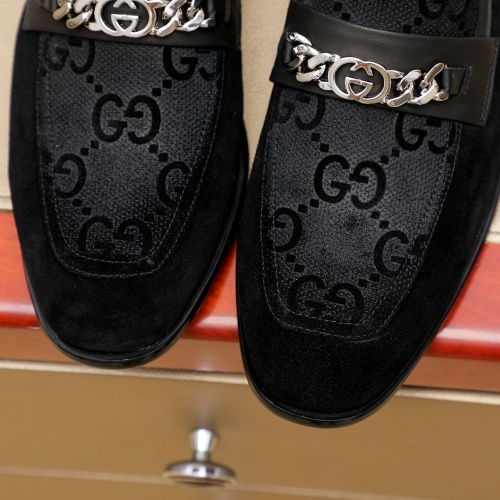 Replica Gucci Oxfords Shoes For Men #1232460 $85.00 USD for Wholesale