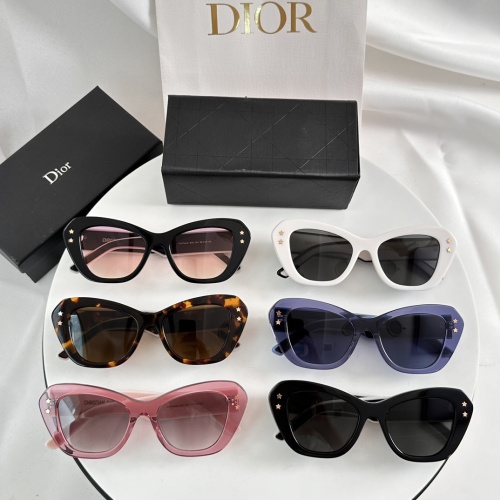 Replica Christian Dior AAA Quality Sunglasses #1232724 $52.00 USD for Wholesale